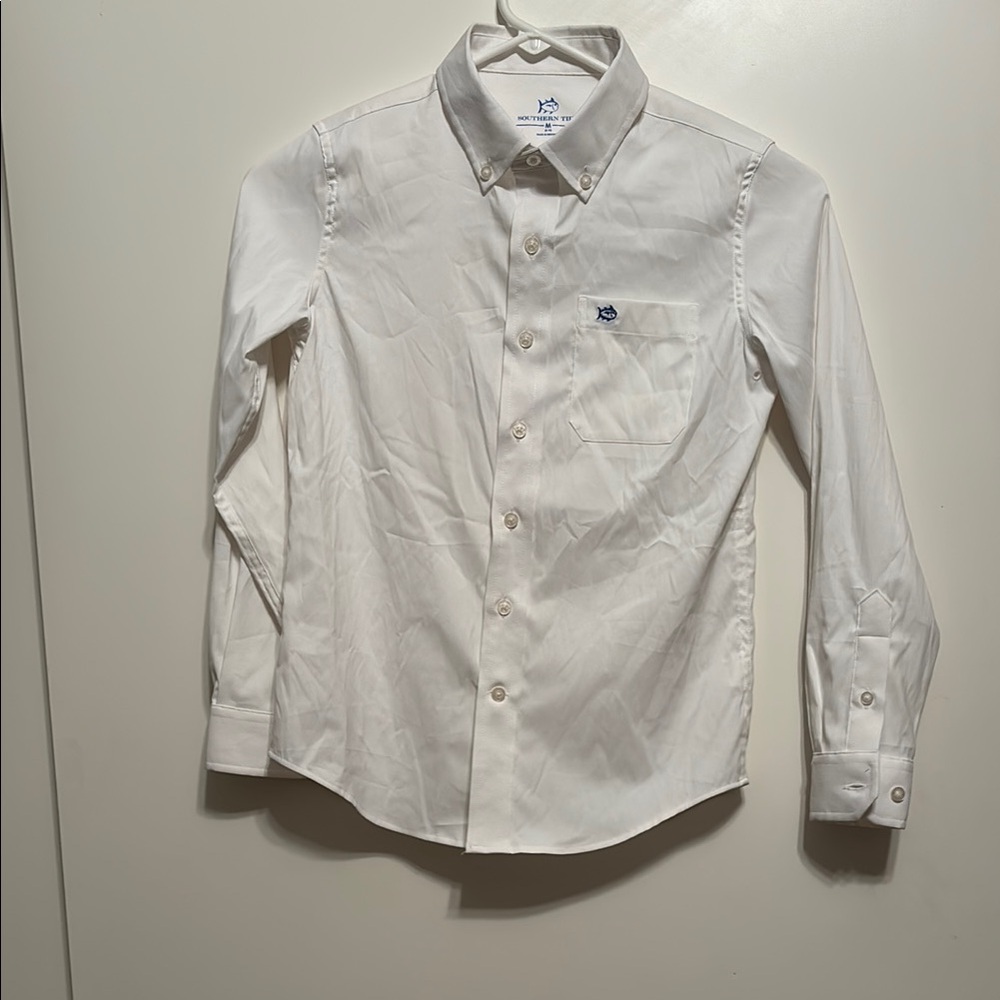 Men's White Button-Down Shirt